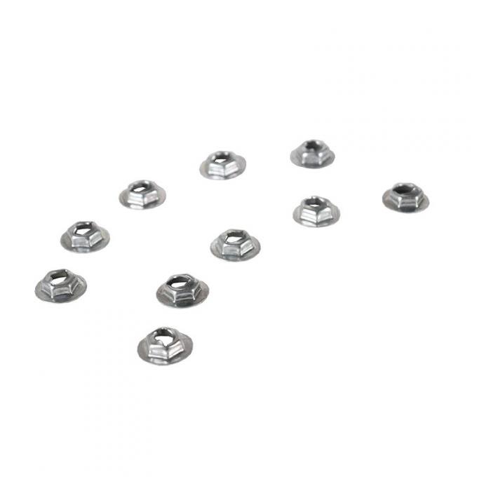 Redline Restomotive® 10 Piece Thread Cutting Nut for 1/4" Stud